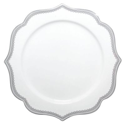Image of Trieste With Silver Trim Dinner Plate